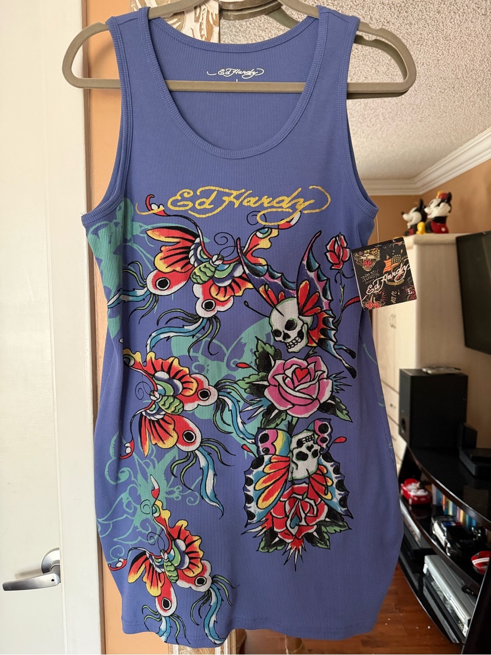 NWT Ed Hardy Long Tank or Dress